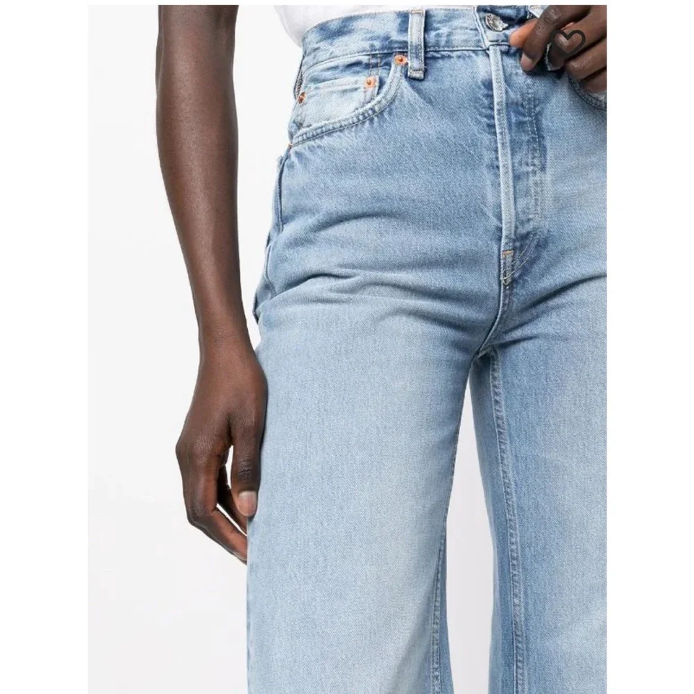 REDONE 70s Ultra High Rise Wide Leg Jeans 60s Fade 28 RE/DONE